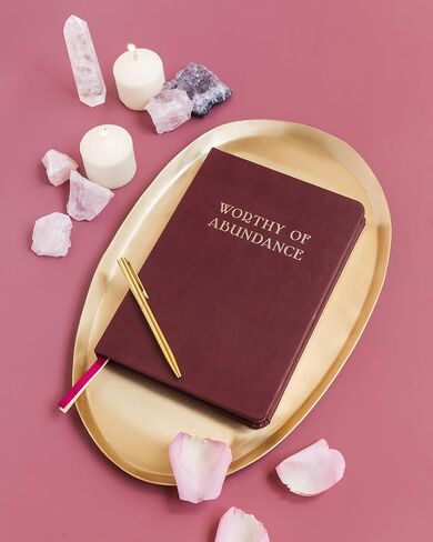 Manifestation Journal - Worthy of Abundance - Manifest Rich Life, Develop Millionaire Money Mindset - Daily Guided Gratitude Luxury Miracle Journal with Prompts for Women & Men in Saudi Arabia