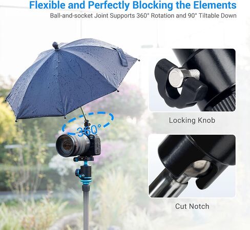 DSLR Mirrorless Camera Hot Show Showmbrella Cover Cover Protector Sunshade Canon EOS R100 R5 R8 R10 R3 R6 Mark II R5 C RP R REBEL T8I T7 90D A7RV A7 IV A7S III III III III III Z9 Z3 Z6 Z6 Z6 in Kuwait