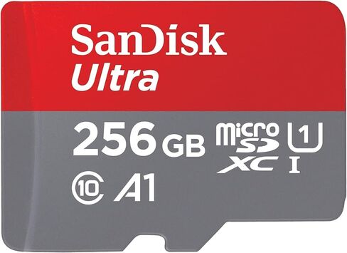 Sandisk 256GB Ultra MicroSDXC UHS-I بطاقة ذاكرة مع محول-ما يصل إلى 150 ميجابايت/ثانية ، C10 ، U1 ، HD الكامل ، A1 ، بطاقة microSD-SDSQUAC-256G-GN6MA [إصدار جديد] in Kuwait