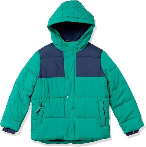 Amazon Essentials Babies, Toddlers, and Boys' Heavyweight Hooded Puffer Jacket in Saudi Arabia