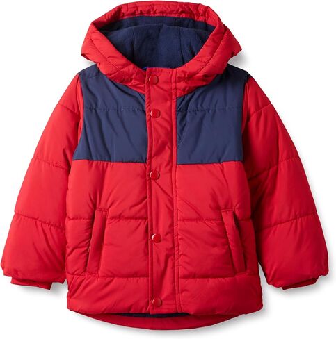 Amazon Essentials Babies, Toddlers, and Boys' Heavyweight Hooded Puffer Jacket in Saudi Arabia