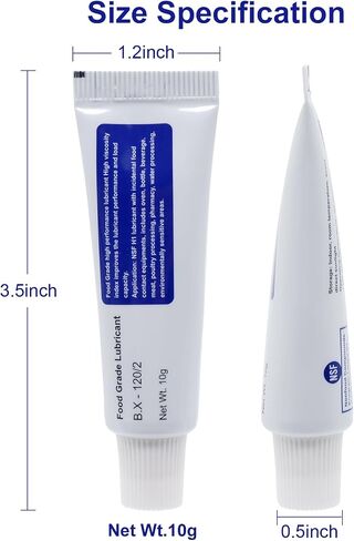 Multi-Purpose Lubricants 4oz Food Grade Grease Tubes for Water Filter O-Rings, Plumbers Valve Faucet and Kitchen Machine in Saudi Arabia