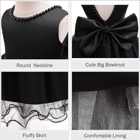 LZH Baby Girls Dress Lace Lace Bowknot with headwear pageant party flower dresses in Kuwait