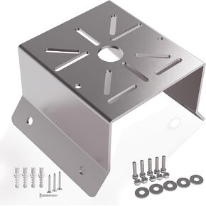 Universal Corner Mount for Security Camera, Stainless Steel Mounting Corner Bracket for Wall Mount Corner, Suitable for CCTV Cameras LED Wall/Stage Lights, Solar Panels (Small Size)