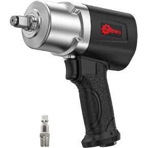 Air-Impact Wrench 1/2 Impact Gun Air Impact Gun 1/2 inch Drive, 1500Ft-lbs, 8000RPM High Torque Impact Wrench, Lightweight 4.74 lb, Heavy Duty Impact wrench for Auto Repair, Tire Shop