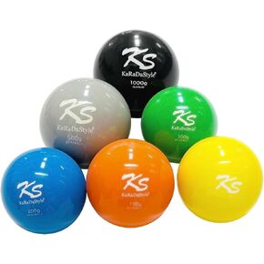 Plyo Traning Balls for Pitching Baseball & Softball Weighted Balls 6 Pack Practice Balls for Hitting Sand Color Ball - Variable Weight 130g 150g 200g 300g 500g 1000g