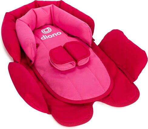 Diono Cuddle Soft 2-in-1 Head Support, Comforting Head and Body Support for Babies, Converts depending on Infants Size, Black Storm in Saudi Arabia