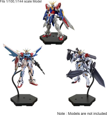 حامل عرض بقاعدة عمل هوبي بذراع مرن متوافق مع نموذج مجسم Gundam MG HG RG 1/100 1/144 (قطعتان شفافتان) in Saudi Arabia