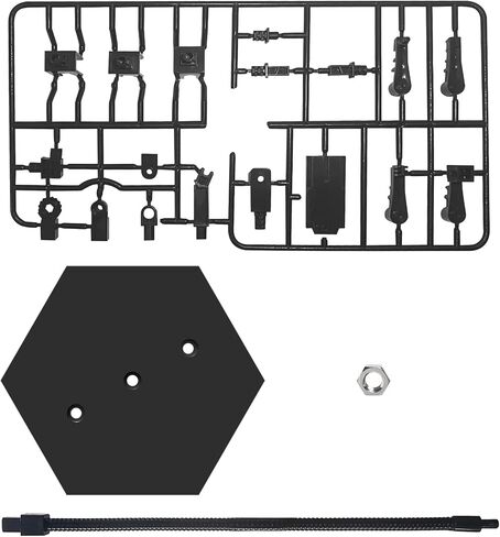 حامل عرض بقاعدة عمل هوبي بذراع مرن متوافق مع نموذج مجسم Gundam MG HG RG 1/100 1/144 (قطعتان شفافتان) in Saudi Arabia