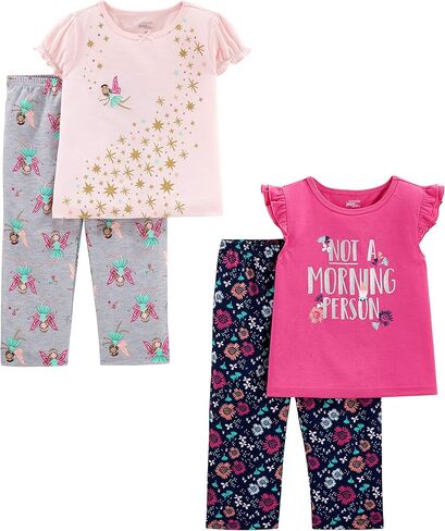 Simple Joys by Carter's Girls' 4-Piece Poly Pajamas in Saudi Arabia