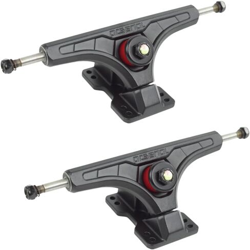 Longboard Skate Trucks (2-Pack) - 165MM, 50 Degree - Made from Hardened Alloy Steel - Strong, Comfortable Max Bushing - Premium Longboard Trucks (Raw) in Saudi Arabia