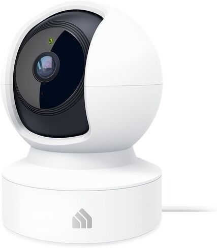 كاميرا كاميرا الأمن الذكية في KASA INDOOR/TILT ، 1080 بكسل HD CAMERA ، 2.4 جيجا هرتز مع الرؤية الليلية ، الكشف عن الحركة لمراقبة الأطفال والحيوانات الأليفة ، تخزين بطاقة Cloud & SD ، يعمل مع Alexa & Google Home (EC70) ، وايت in Kuwait