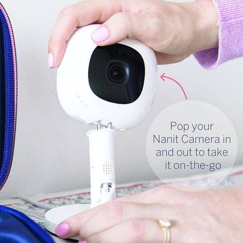 Nanit Flex Multi-Stand – Travel Baby Monitor Accessory, Portable Stand Pro Baby Monitor - White (Camera not Included) in Saudi Arabia