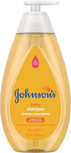 Johnson's Baby Shampoo with Tear-Free Formula, Shampoo for Baby's Delicate Scalp & Skin, Gently Washes Away Dirt & Germs, Paraben-, Phthalate-, Sulfate- & Dye-Free, 20.3 fl. oz in Saudi Arabia