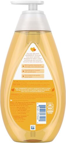 Johnson's Baby Shampoo with Tear-Free Formula, Shampoo for Baby's Delicate Scalp & Skin, Gently Washes Away Dirt & Germs, Paraben-, Phthalate-, Sulfate- & Dye-Free, 20.3 fl. oz in Saudi Arabia