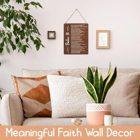 The Ten Commandments Wall Decor - 10 Commandments Wall Art, Religious Inspirational Wood Plaque Bible Verse Sign Christian Decor for Home Bedroom Office in Saudi Arabia