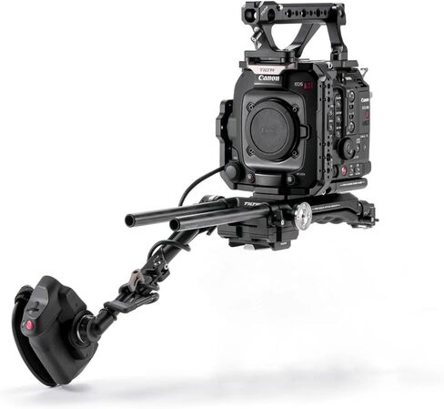 Tilta Camera Cage Base Kit Compatible with Canon C400 | Mount via Arri Rosette, NATO Rail, 3/8"-16 and 1/4"-20 | Includes Backplate, Top Handle and and Manfrotto Plate in Saudi Arabia