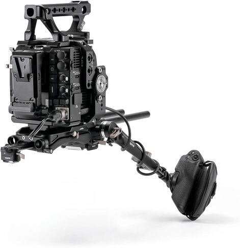 Tilta Camera Cage Base Kit Compatible with Canon C400 | Mount via Arri Rosette, NATO Rail, 3/8"-16 and 1/4"-20 | Includes Backplate, Top Handle and and Manfrotto Plate in Saudi Arabia