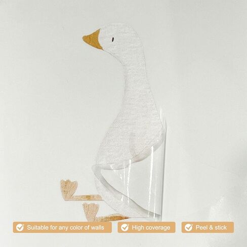 ملصقات حائط لغرفة الأطفال بألوان مائية من QUCHENG Boho، ملصقات جدارية قابلة للإزالة DIY ديكور PVC 4 ورقات in Kuwait