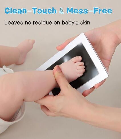 طقم مصممة يدوي ومسمة XL ، و 2 PCS من وسادات الحبر اليدوية مع بطاقات نظيفة و 6 بطاقات بصمة آمنة لتذوق الطفل ، وطباعة PET PAW in Kuwait