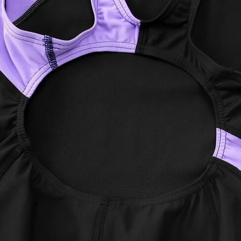 Girls Athletic One Piece Swimsuit Kids Solid Swimwear for Team Practice and Competition Black Navy Sport Bathing Suit in Saudi Arabia