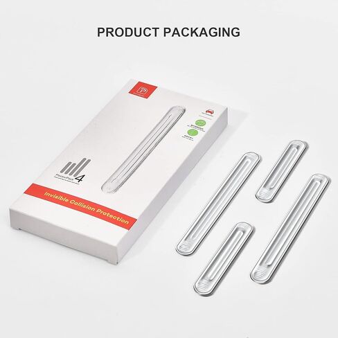 Cabinet Door Bumper, Clear Silicone Rubber Door Stopper Wall Protector, Adhesive Bumpers for Car Doors Drawers Shower Doors Toilet Lid (I-Long) in Saudi Arabia