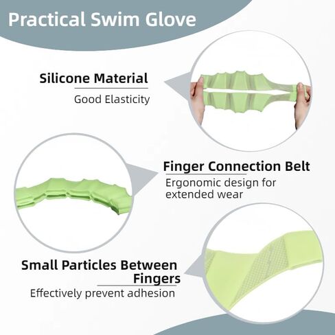 Swimming Gloves,Swim Gloves,Webbed Gloves for Swimming Swim Fins Swim Gloves Aquatic Fitness Water Resistance for Women Men Kids in Saudi Arabia