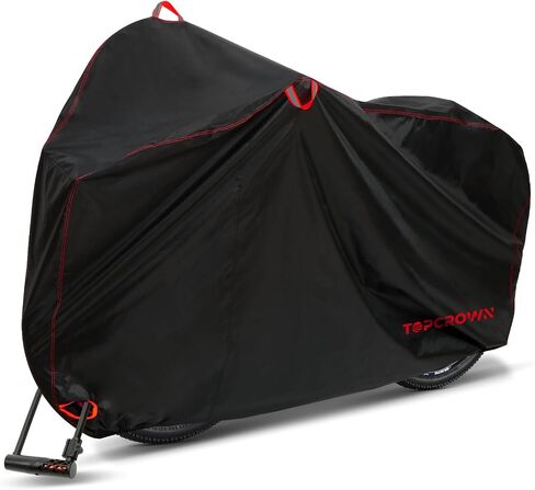 Bike Cover Waterproof Outdoor Storage for 1 Bike up to 29", Bicycle Cover with Storage Bag, Rain/Snow/UV/Dust/Wind Proof for Mountain/Road/City/Electric Bike/Ebike in Saudi Arabia