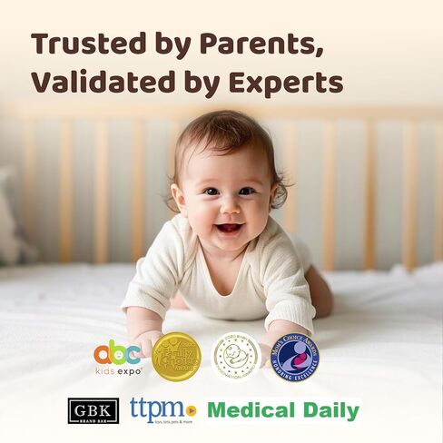 NETVUE Peekababy Baby Camera Monitor, Wireless Baby Monitor with Camera & Audio, 4-in-1 Crib Mount, Smart App, Sleep Analysis & Two-Way Talk (White) in Saudi Arabia