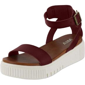 MIA Lunna Womens Open Toe Flatform Platform Sandals