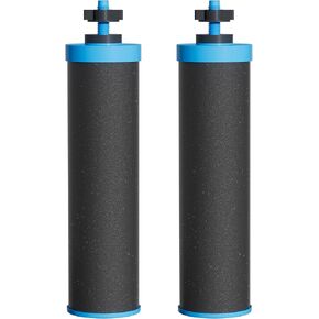 Waterdrop 𝐀𝐥𝐤𝐚𝐥𝐢𝐧𝐞 Gravity-fed Water Filter System, Increase PH, Reduces Fluoride and up to 99% of Chlorine, with 4 Filters and Metal Spigot, King Tank Series, 2.25G