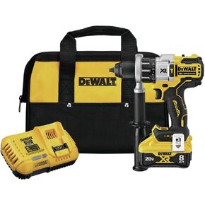 DEWALT 20V MAX XR Hammer Drill/Driver Combination Kit with Power Detect Tool Technology, 1/2 Inch, Battery and Charger Included (DCD998W1)