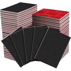 20 Pcs 3 x 4 Inch 3000 Grit Sanding Sponge Set, Ultra Fine Sanding Sponges Pads, Soft Foam Hand Sander Block Wet Dry Sandpaper for Model Drywall Metal Wood Furniture Polishing