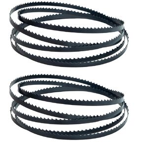80 Inch x 1/4 Inch x 14 TPI Bandsaw Blades High Carbon Steel Band saws for Woodworking 80 inch bandsaw Blade for Sears Craftsman 12" bandsaw-0.014 Inch Thick 2 Pack Black