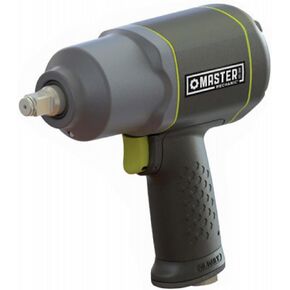 4.6 CFM 90 PSI 1/2 Inch Pneumatic Powered Impact Wrench with Rubber Hand Grip and Aluminum Housing for Tools and Home Improvement
