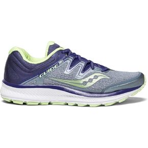 Saucony Guide Iso Running Women's Shoes Size 7.5, Color: Fog/Purple