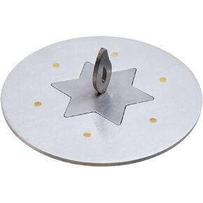 Geesatis 1 pcs Candle Toppers Round Shade Jar Lid Shade Sleeves for Jar Candles Candle Melt Evenly 3.1inch Diameter