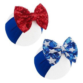 Red Pink Bows for Girls Sequins Large Bows Red Headband Toddler Glitter Hair Bow Hair Accessories Pink Ribbon Headband Bows Infant