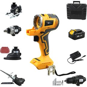 NEWONE 20V Cordless Tool Set,5-Tool Set Power Tool Combo Kit, Compatible with De-Walt 20V Battery,One Charger
