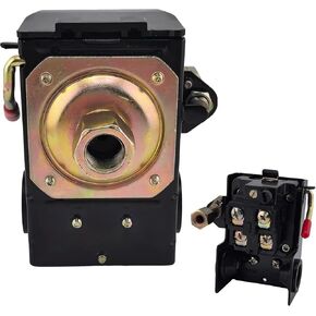 Air Compressor Pressure Switch, 90-125 Psi Pressure Switch for Air Compressor Replacement Parts