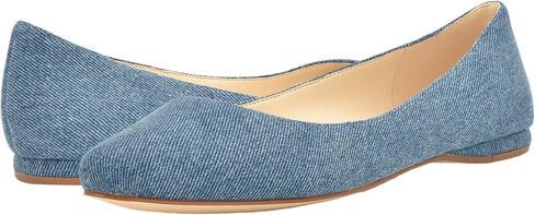 Nine West Women's Speakup Ballet Flat, Dark Blue Tweed 406, 11 in Saudi Arabia