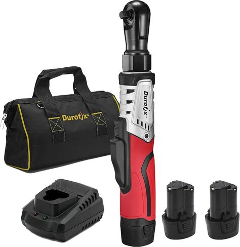 Durofix RW1210-32 G12 Series 12V Cordless Li-ion 3/8" 65 ft-lbs. Brushless Ratchet Wrench Tool Kit with 2 Batteries and Canvas Bag in Saudi Arabia