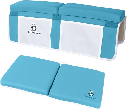 مجموعة وسادة الاستراحة والكوع - 2pc مجموعة حصيرة حمام الطفل الممتازة - وسادة الركوع غير الانزلاق مع جيوب التخزين - قابلة للغسل ، حزمة وسادة رغوة متينة - رمادية in Kuwait