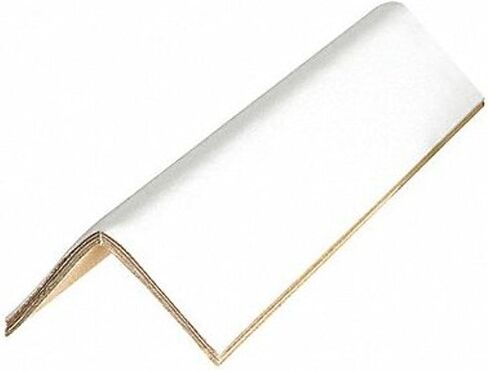 Aviditi Cased Edge Protector, 36" L x 2" W x 2" H, 0.225" Thick, White, Case of 70 (EP2236225BX) in Saudi Arabia