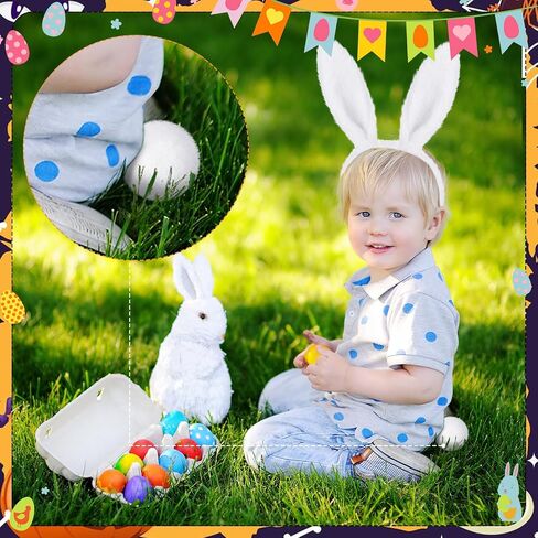 WILLBOND 27 Pieces Dalmatian Costume Set Dog Ear Headband Elastic Bowtie Tail for Halloween Cosplay Costume Party Decoration in Saudi Arabia