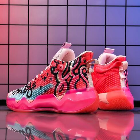 Women Men Basketball Shoes Fashion Running Sneakers Colorful Painting Sport Shoe in Saudi Arabia