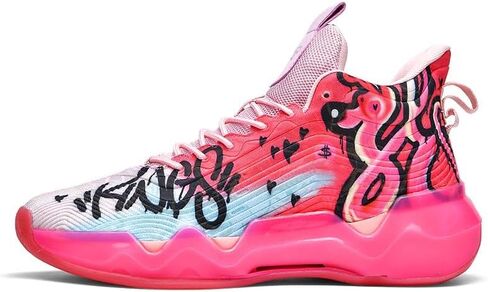 Women Men Basketball Shoes Fashion Running Sneakers Colorful Painting Sport Shoe in Saudi Arabia