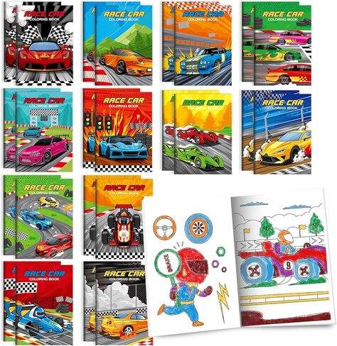 BenLouis 24 Pcs Summer Mini Coloring Books Kids Pool Beach Party Favors Small Activity Books Bulk for Kids Summer Hawaii Birthday Goodie Bags Stuffers Return Gifts Classroom Travel in Saudi Arabia