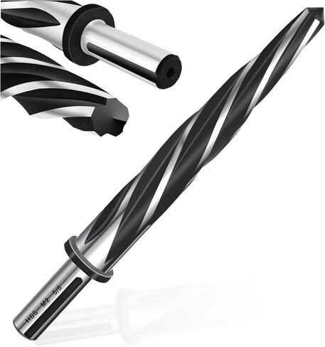 1/2 '' 'Bridge Bridge Bridge Reamer Drill Bit ، M2 HSS Taper chucking reamer for steel alloy metal wood blastic ، 1/2 "shank non slip ، 5-sporal flutes reamer ، محاذاة أو تكبير الثقوب 12 ملم in Kuwait