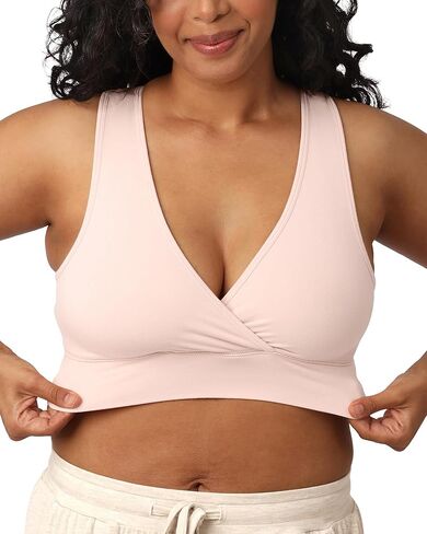 Kindred Bravely French Terry Racerback Nursing Sleep Bra | Maternity Bralette, Nursing Bras for Breastfeeding, Pregnancy Bra (Twilight, X-Large) in Kuwait